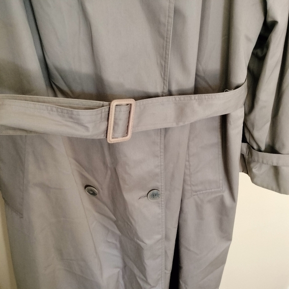 Worthington Classic Thermolite Trench Coat Beige Belted 18W Removable Lining - Picture 4 of 10